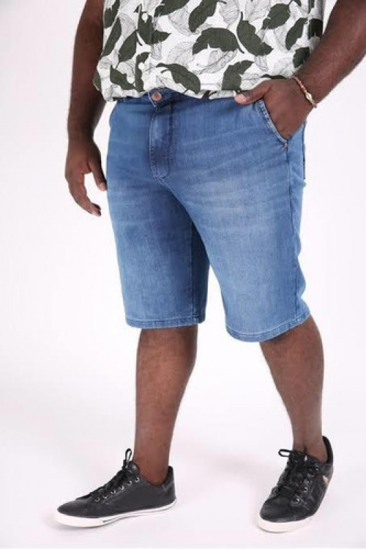 Bermuda Jeans Valores Cristalina - Bermuda Jeans Masculino