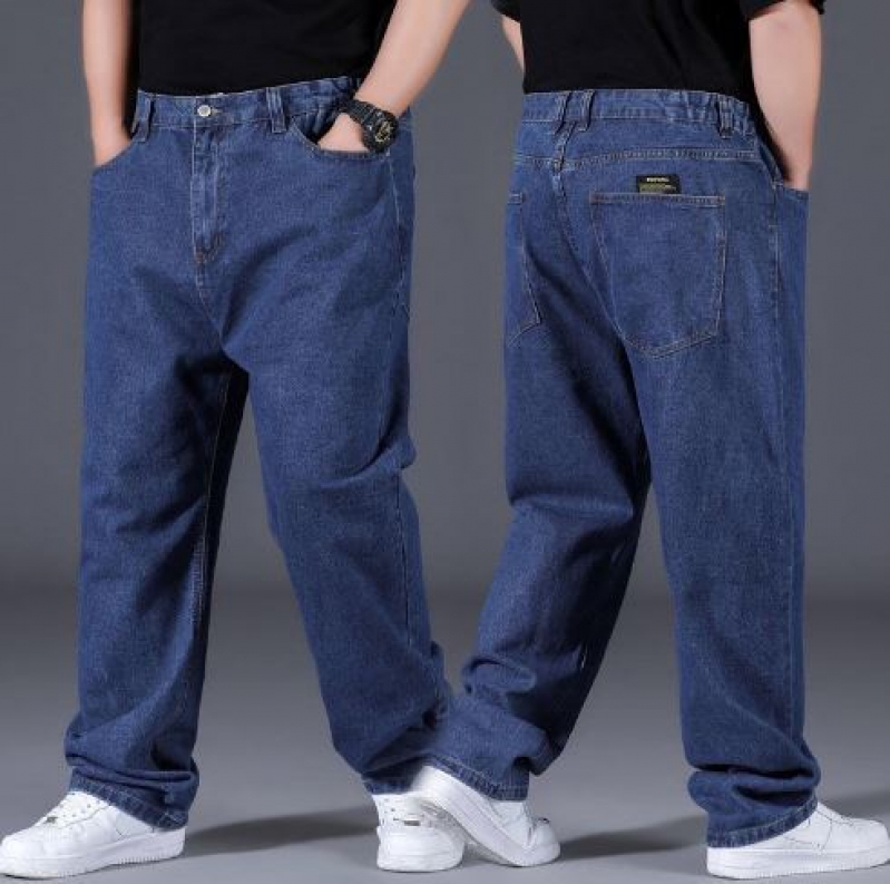 Calça Jeans com Elástico na Cintura Valores Scia - Calça Jeans Masculina com Elástico na Cintura
