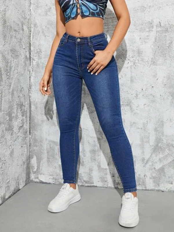 Calça Jeans Lycra Preço Nova Mutum - Calça Jeans Feminina Lycra