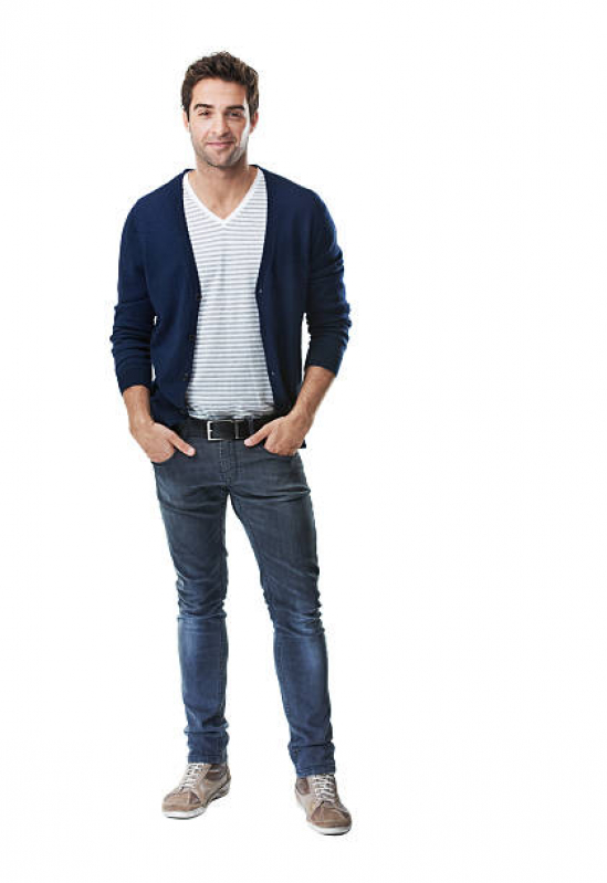 Calça Jeans Masculina de Lycra IMBITUBA - Calça Masculina Jeans Lycra para Empresa
