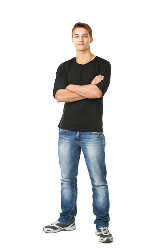 Calça Jeans para Empresa Masculina Preço Bento Gonçalves - Calça Jeans Masculina Azul Escuro