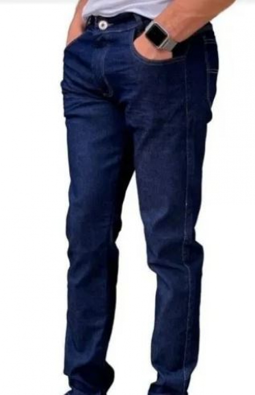 Calça Masculina Jeans com Lycra Atacado Funilândia - Calça Jeans de Lycra Masculina Sudeste
