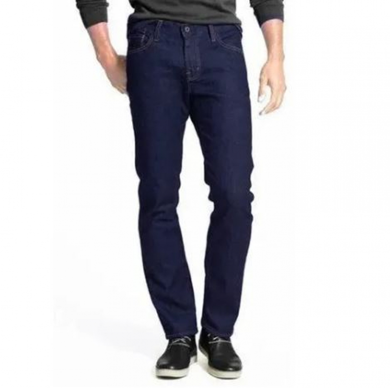 Calça Masculina Jeans com Lycra Rio Claro - Calça Jeans de Lycra Masculina Sudeste