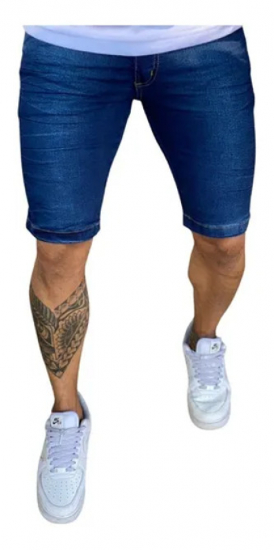 Fabricante de Bermuda Lycra Masculina Taboão da Serra - Bermuda Jeans Preta Masculina
