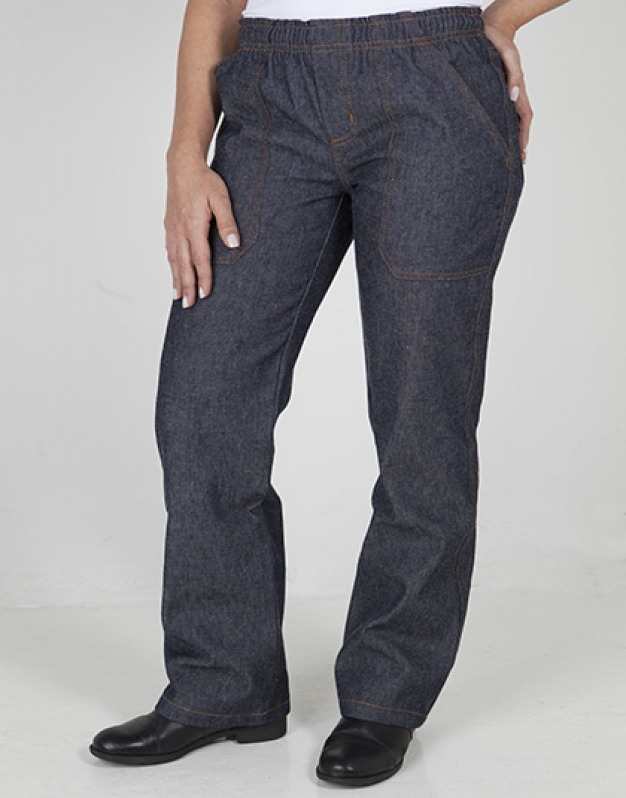 Fabricante de Calça Jeans com Lycra Feminina Cintura Alta SCS - Fabricante de Calça Jeans Feminina Lycra para Empresa