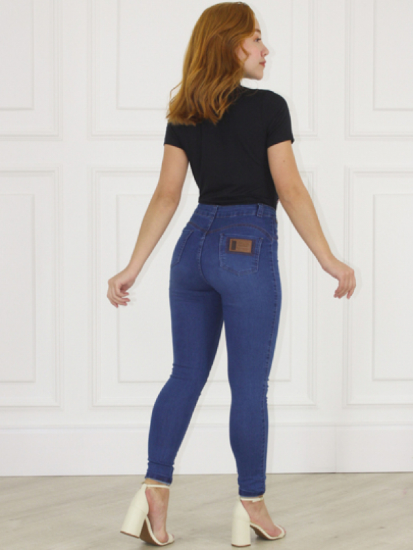 Fabricante de Calça Jeans Feminina para Empresas GASPAR - Fabricante de Calça Jeans Escura Feminina