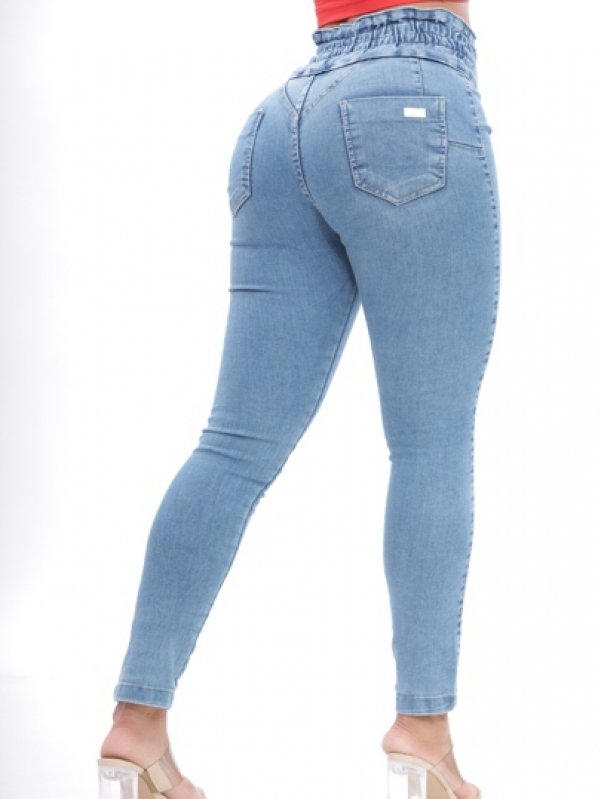 Fabricante de Calça Jeans Feminina Tradicional Santa Maria - Fabricante de Calça Jeans Cintura Alta