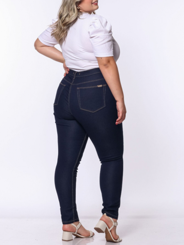 Onde Comprar Calça Lycra Jeans Feminina Cajamar - Calça Jeans com Lycra Feminina Cintura Alta