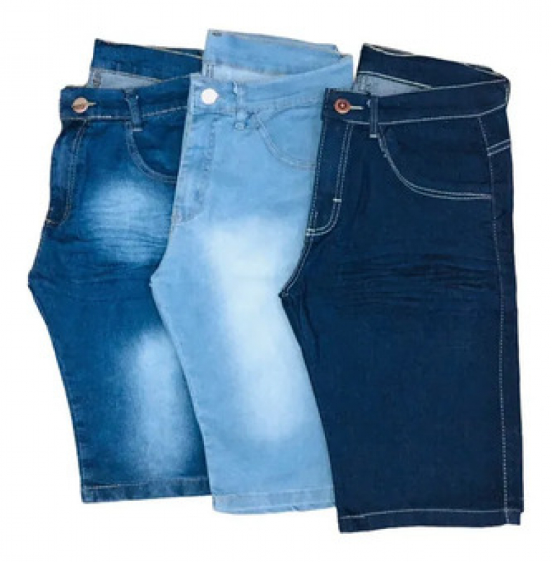 Preço de Bermuda Jeans Masculino Goiania - Bermuda Jeans Preta