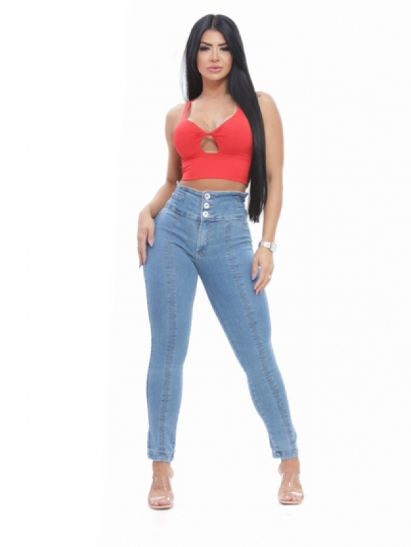 Preço de Calça Jeans Feminina Lycra São Mateus - Calça Jeans Lycra