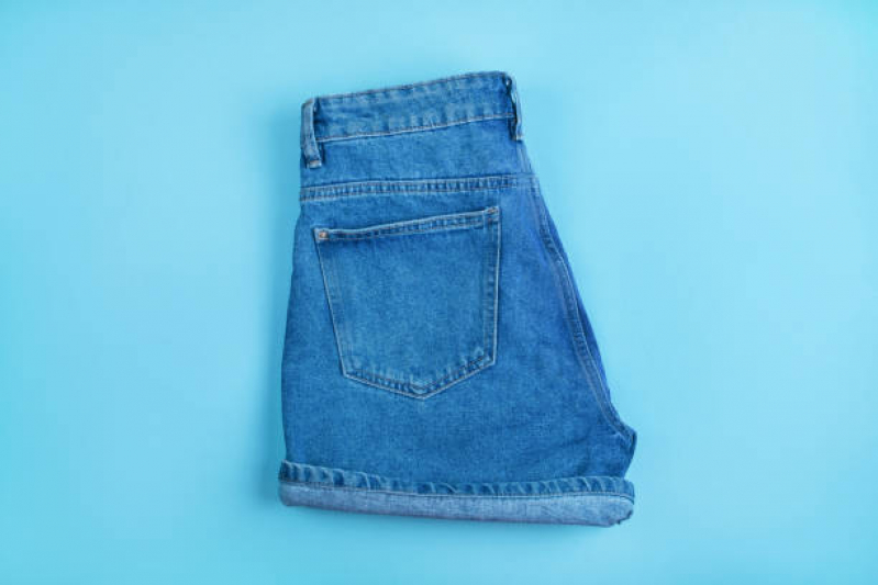 Preço de Short Jeans Cintura Alta Cacapava - Short Jeans com Lycra