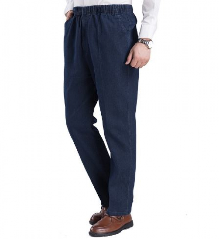 Qual o Valor de Calça Jeans Masculina com Elástico na Cintura ITAGUAÇU - Calça Jeans com Elástico Sudeste