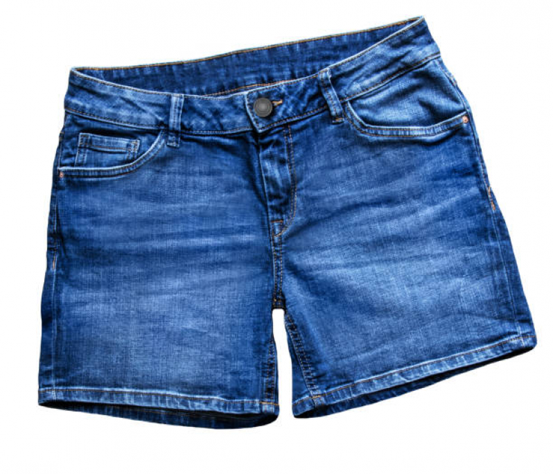 Qual o Valor de Short Jeans Escuro Masculino Telemaco Borba - Short Jeans Feminino Cintura Alta