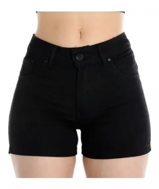 Qual o Valor de Short Jeans Feminino Cintura Alta Porto União - Short Jeans com Lycra