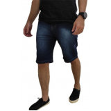 bermuda jeans masculina tradicional Rio Claro