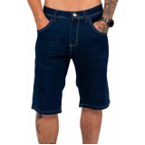bermuda jeans tradicional masculina Paranavaí