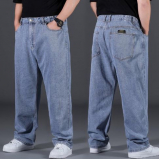 calça jeans com elástico na cintura ANITÁPOLIS