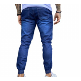 calça jeans masculina com elástico na cintura valores Nova Andradina