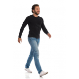 calça jeans masculina tradicional clara escura valor Jacareí