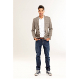 calça jeans preta masculina tradicional CAÇADOR