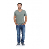 calça jeans reta tradicional masculina Cacapava