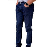 Calça Masculina Jeans com Lycra