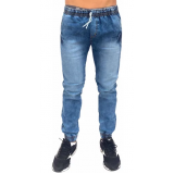 fabricante de calça jeans com elástico masculina Mateus Leme