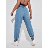 fabricante de calça jeans com elástico na cintura feminina São Sebastião