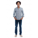 fabricante de calça jeans escura masculina tradicional Santo André