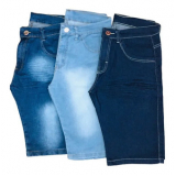 preço de bermuda jeans tradicional masculina Taubaté 