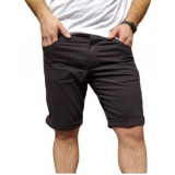 preço de short jeans preto masculino BIGUAÇU