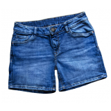 qual o valor de short jeans lycra Santa Bárbara