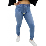 telefone de fabricante de calça jeans com elástico na cintura feminina Vargem Grande Paulista
