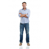 telefone de fabricante de uniforme profissional jeans masculino Capim Branco