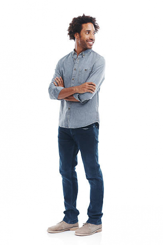 Valor de Calça Jeans Masculina Azul Escuro SÃO JOAQUIM - Calça Jeans Masculina para Empresa