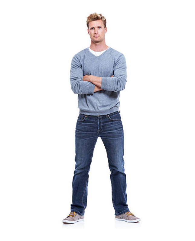 Valor de Calça Jeans Masculina com Lycra Lago Sul - Calça Jeans Masculina Azul Escuro